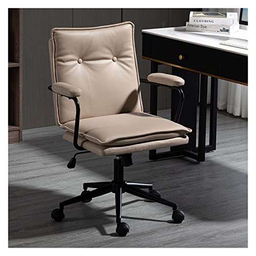 MVUYO FMURY Home Computer Chair Student Dormitory Study Chair Back Comfortable sedentary Office Chair Desk(E)