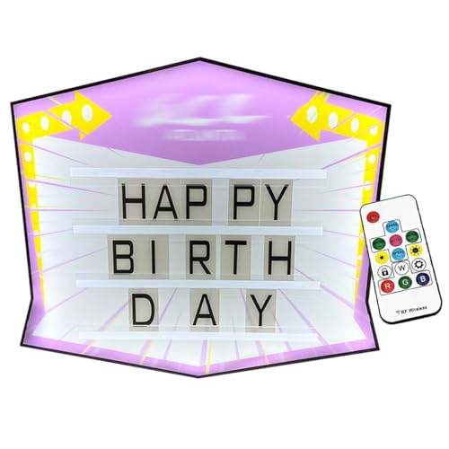 Rechargeable LED Message Board, 26PCS Letters, Club Bottle Service Signs, Color Letter Billboard, Vip Glorifier Display LED Bottle Presenter,A
