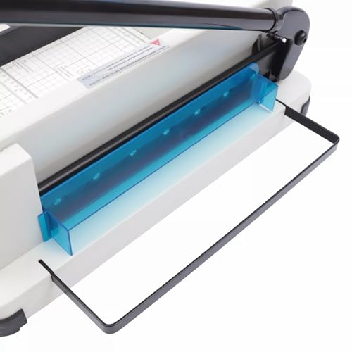 Paper Cutting Machine Heavy Duty Manual Paper Cutter Trimmer 12 inch Guillotine Paper Cutter 400 Sheets A4 B4 A5 B6 B7 Papers Cutting for Office Home School