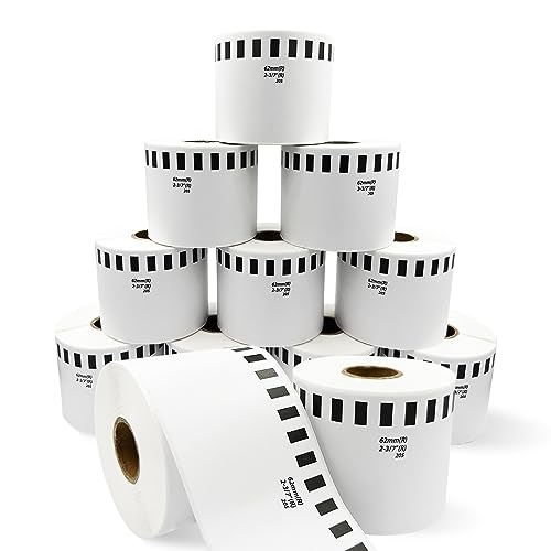 Compatible Continuous Labels Replacement for Brother DK-2205 (2.4 in x 100 ft)