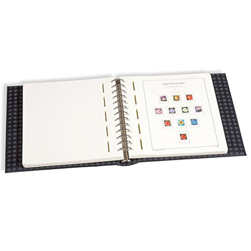 Leuchtturm 300726 Ring Binder Excellent - Scrapbook in Classic Design for Stamps - Includes Protective Case - Green