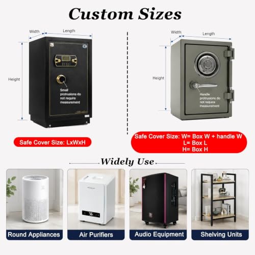 Floor-Standing Cabinet Cover Concealment, Front-Opening Double Zipper