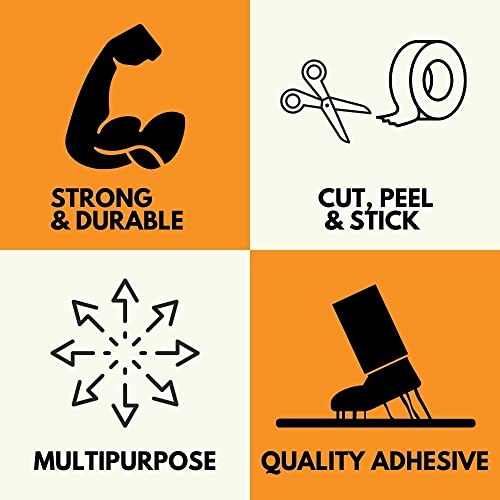 SHIELD TAPE Masking Tape, 3 Inch x 60 Yards, 16 Pack, 4.9 Mil, Easy Tear Design for Painting, Arts and Crafts