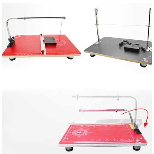 INTBUYING Hot Wire Foam Cutter Styrofoam Cutter with 65.6FT Heating Wire Adjustable Angle and Temperature for Foam Carving Modeling 110V 36W