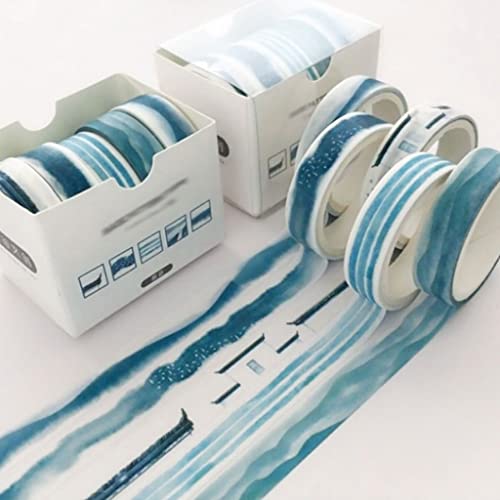 UOHLCX Planner Handbook Decorative Paper Washi Masking Tape Set School Art Supplies Stationery