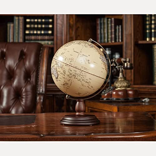 POCHY Practical Globe Metal Bracket Educational Globe Raised Relief Geographic Globes Creativity World Globe for Home Office Shelf Desktop Display Beautifully Decor