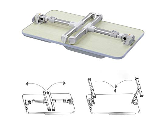 Laptop Table Height and Angle Adjustable Lap Desks Bed Table Reading Holder Foldable Standing Desk for Writing in Sofa and Couch