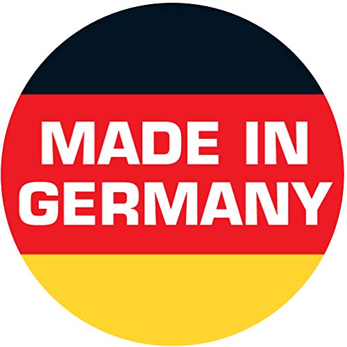 Original Falken Pack of 10 Chromocolor Premium Folders Made in Germany Plastic Cover Outside and Inside 5 cm Narrow DIN A4 Assorted Colours Ring Binder Lever Arch File Letter Folder