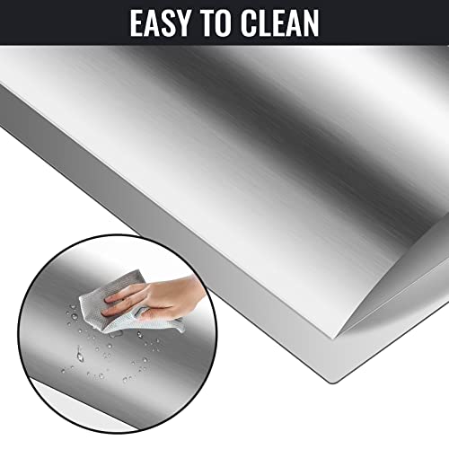 Hasopy Cash Window Drop-in Deal Tray, 304 Stainless Steel Cash Register Tray for Gas Stations Banks Cash Register Window,14" (L) X 10" (W) X 2" (D)