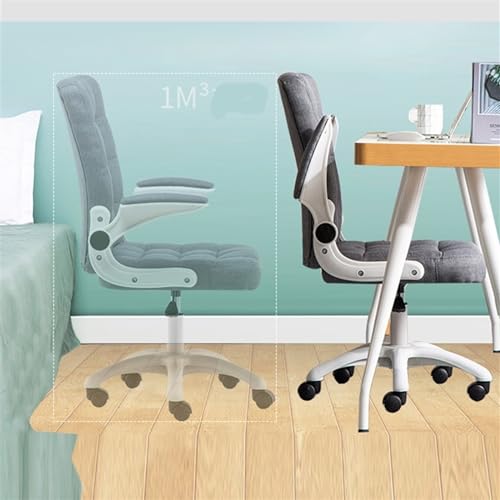 Ergonomic Office Chair Fabric Office Chair Study Medium Back Swivel Seat Office Chair ﻿(Khaki)