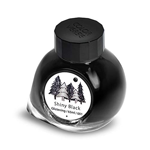 Colorverse Project Ink No.001 - Shiny Black - Glistening (65ml) Fountain Pen Ink