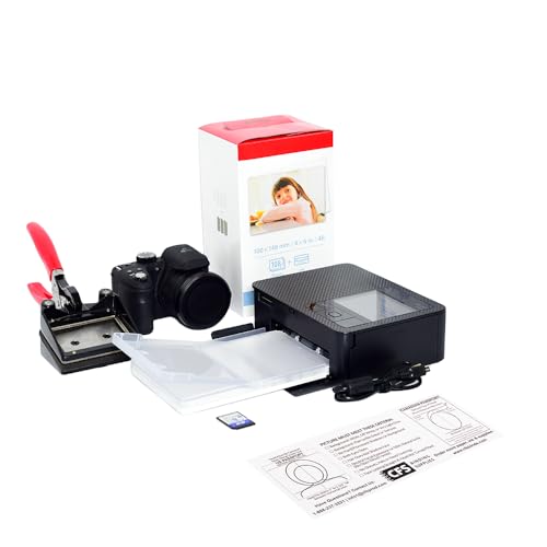 CFS Products Canadian Platinum Passport Photo Printer System - Pre-Configured for Canadian Passports - Includes 50mm X 70mm Photo Cutter