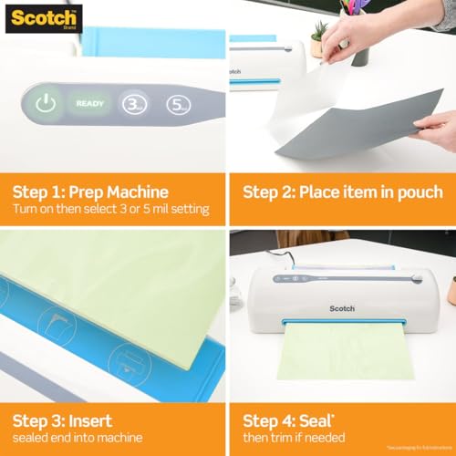 Scotch Front and Back Lamination Cartridge Refill for Laminator Machine