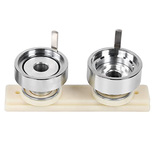 Garosa 32mm Button Maker Kit DIY Aluminum Alloy Interchangeable Die Badge Inserts for Badge Machine Replacement Parts Hand Tools Set