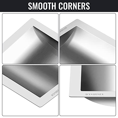 Transaction Tray,Ticketing Windows.Drop-in Deal Tray 304 Stainless Steel Cash Register Tray 16" Length x 10" Width x 1.6" Cash Window Embedded Trading Trayr Suitable for Service Station Ticket Windows