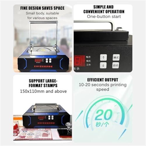 Digital photosensitive Stamp Printer, Flash, Supports a Maximum Size of 150x110 cm, Fast Printing Speed, Suitable for Office use