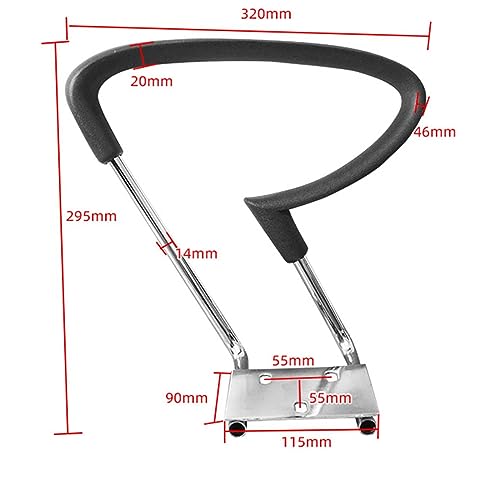 RYGVPR 2 Pieces Office Chair Arms, Chair Armrest Accessories, Ergonomic Multipurpose Comfortable Office Chairs Handle Bracket for Working, Parts