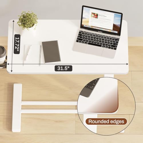 FLEXISPOT 28" Mobile Standing Desk Pneumatic Lift Computer Workstations