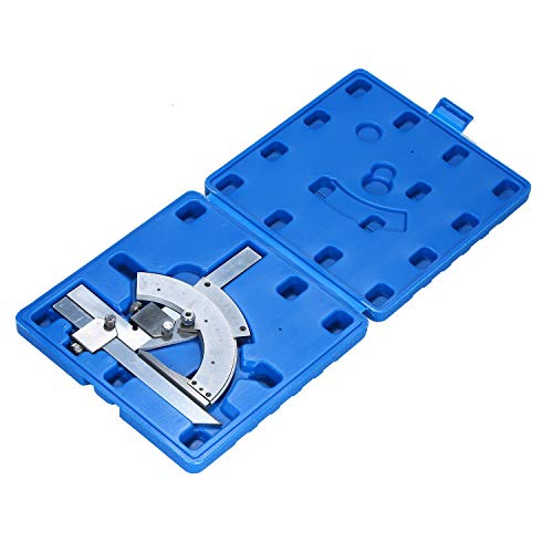 UOHLCX HBJWOV Professional Carbon Steel Universal Bevel Protractor 0-320°Accuracy Angle Finder Measuring Ruler Tool