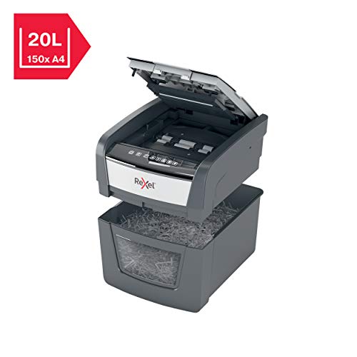 Rexel Optimum Auto Feed+ 45 Sheet Automatic Paper Shredder, Cross Cut, P4