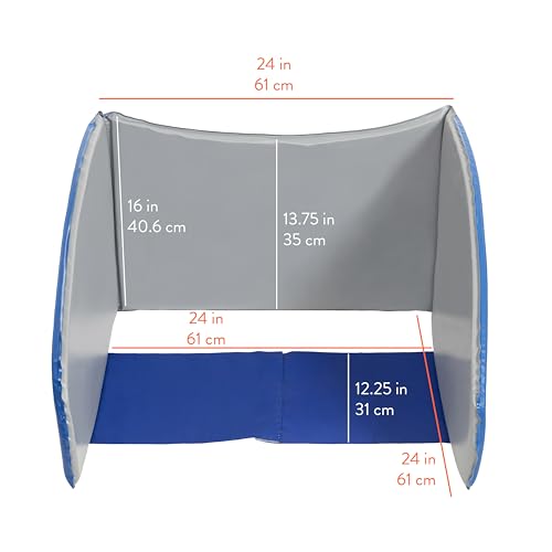 Back2School Express NapNest Privacy Panel, 5-Pack, Blue/Grey