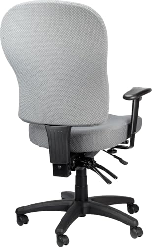 Tempur-Pedic TP4000C Ergonomic Fabric Swivel Task Chair with Tempur Material, Cooling Gel Layer, Grey