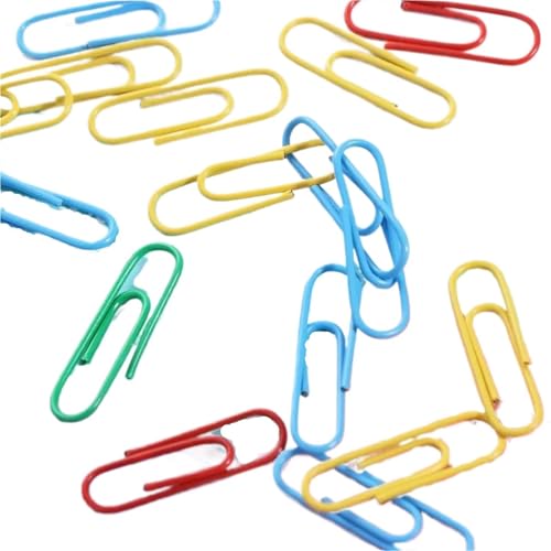 3000 Pcs Color Paper Clips Small Size Decorative Office School File