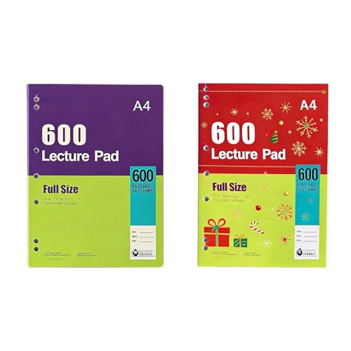Thick 4600 Page Americans Styles Notebook Durability Scribbling Pad for School Offices Artistic Projects Professional Students School Offices Supply