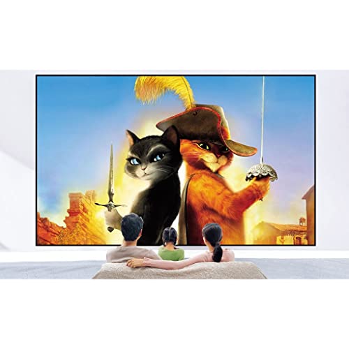 XJPWZER Home Projector Video Movie Beamer System Full 1080P Native Resolution Theater