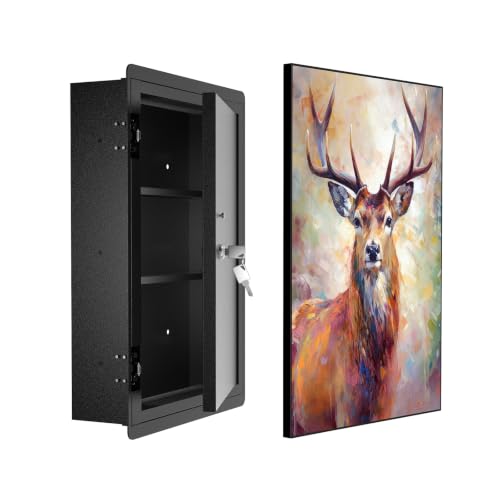 POCHAR Large Picture Hidden In Wall Safe Gun Secret Storage with Lock