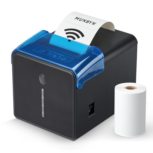 MUNBYN WiFi Receipt Printer P905 with USB Port, 80mm POS Printer