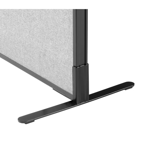 Global Industrial 24-1/4"W x 72"H Freestanding Office Partition Panel, Gray