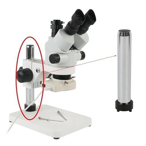 Microscope Accessories Kit Dia 32mm Microscope Stand Holder Bracket Bar Pillar Column Extension Rod for Microscope Microscope Slides(10)