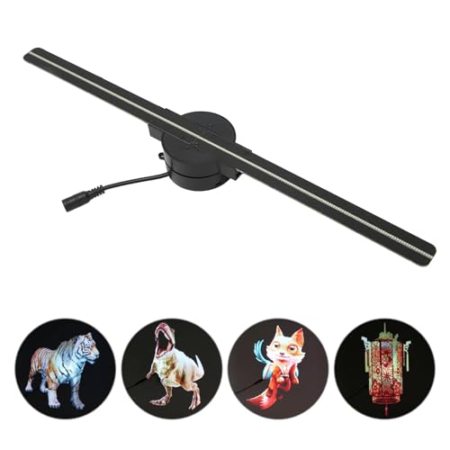 3D Hologram Fan 16.5in 2000x224 WiFi Projector with 224 LED Light Beads for Business Store Advertising
