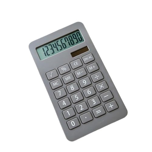 QERTYHJK Solar Calculator 10 Multi-Function Student Accounting Finance Office Colorful Computer Home Supplies
