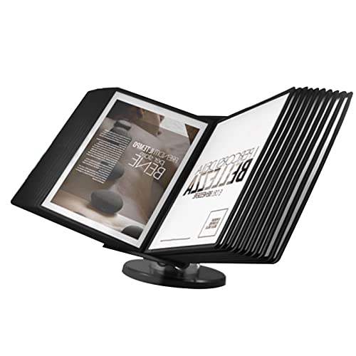 GFSGHZZ Desktop Reference Organizer - Catalog Display Rack for Display A4 Documents Desktop/Wall Reference System Wi,A-20 Panel
