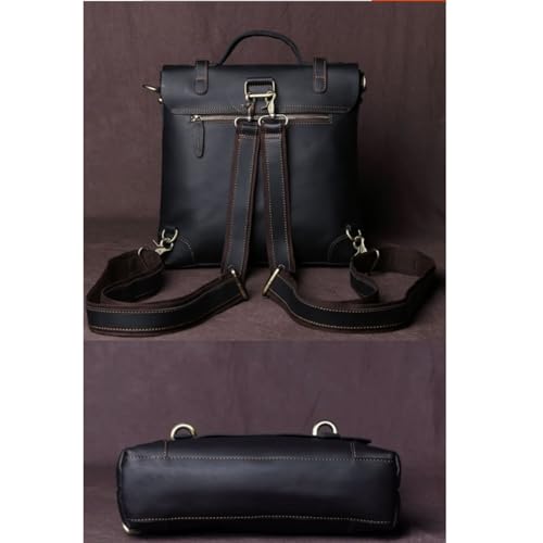 STBTOO Casual Daypacks Handbags Briefcases Men's Genuine Leather Shoulder Bags Messenger Bags Laptop Bags Luggage Bags(2)