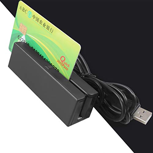 Senami care MSR580 3-Track Magnetic Reader Credit Card Magnetic Stripe Reader USB Bi-Directional Swipe Reader ISO7810-7813