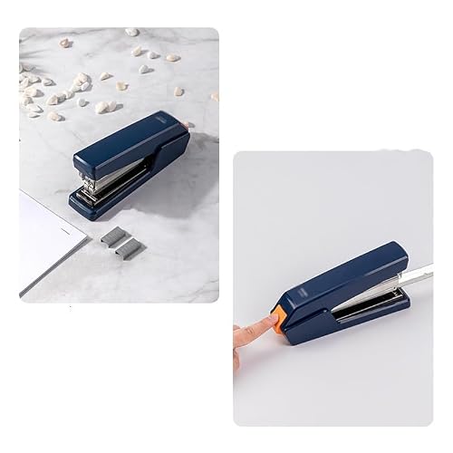 VIAENKFG Effortless Stapler with Medium Size Flat Nail Structure -up Office Binding(E)