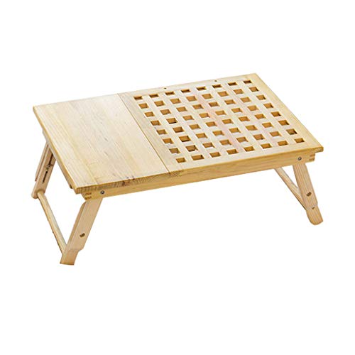 Tray Bed Table, Laptop Lap Desk Tilting Top Foldable Laptop Bed Table Multi-Tasking Stand Breakfast Serving Apply to Computer, Tablet, Mobile Phone, Reading, Breakfast