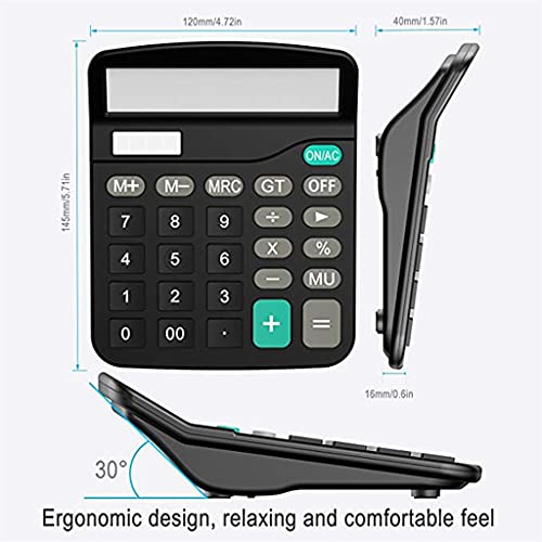 Finance Calculator Plastic Solar Computer Business Office 12-Bit Desktop