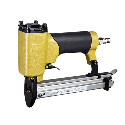 LPXDS Pneumatic staple gun,Oil-Free Pneumatic Staple Gun Air Pneumatic Frame Gun P515 Nailer Nails Tools Tacker Gun