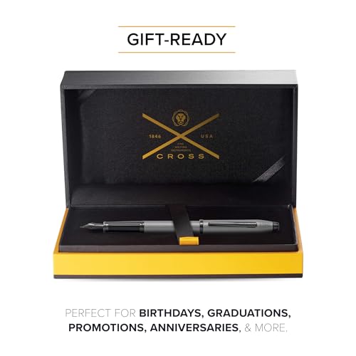 Cross Century II Fountain Pen, Multiple Colors and Nib Sizes, Black Ink