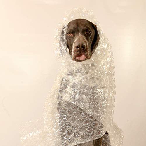 UBOXES Bubble Cushioning Roll - 130 ft x 12'' Wide, Large 1/2'', Bubbles Clear, Bubble Clear Wrap For Packing, Moving & Shipping