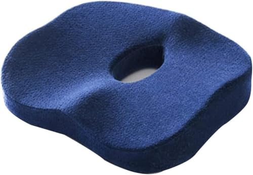 EZLQGBWKPDT Enhanced seat cushion - Anti-slip orthopedic memory coccyx pad, alleviates pain Office chair and car Relieves sciatic nerve and back