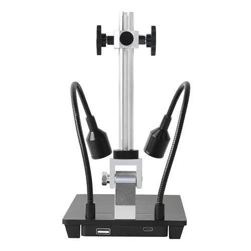 Microscope Accessories Kit Digital Video Microscope Camera 1080P Tool Microscope Slides(Stand)