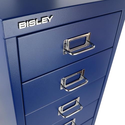 Bisley 6-Drawer Steel MultiDrawer Cabinet - Oxford Blue