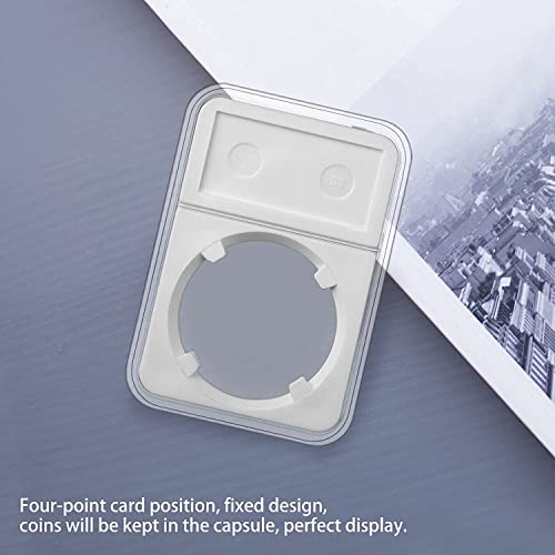 80Pack Coin Snaps Slab Display Holder Storage 38mm for Morgan,Peace,IKE Silver Dollar