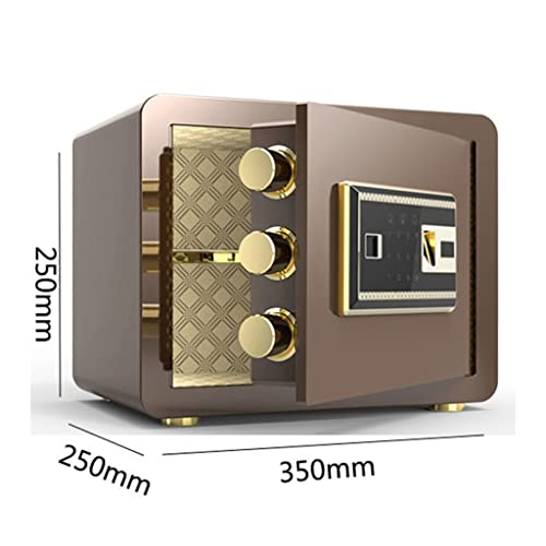 CVXSDFI Safe Box Security Home with Document Bag, Digital Keypad LCD Display Inner Cabinet