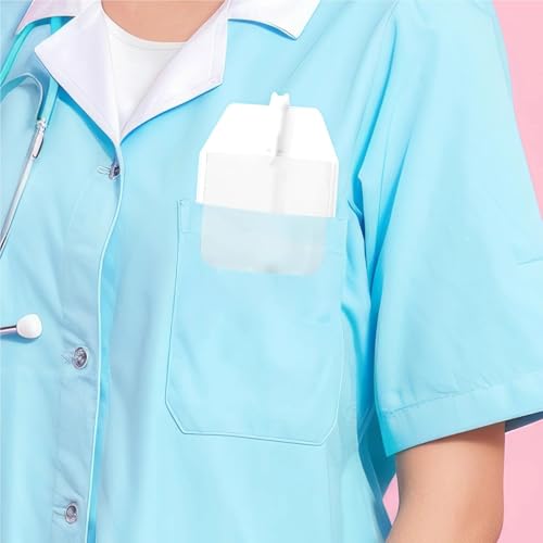 Yingluno 60Pcs Soft PVC Pen Organizer Pocket Protector For Shirts Coats Prevents Ink Stains Easy Access Professional Appearance